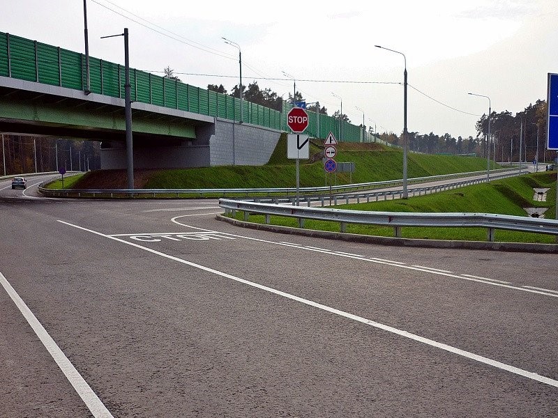 Участок автодороги А-106 Рублево-Успенского шоссе 